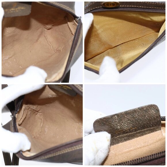 GUCCI GG Supreme Web Sherry Line Shoulder Bag PVC Beige Gold 010 378 Auth 147769 - Picture 15 of 16